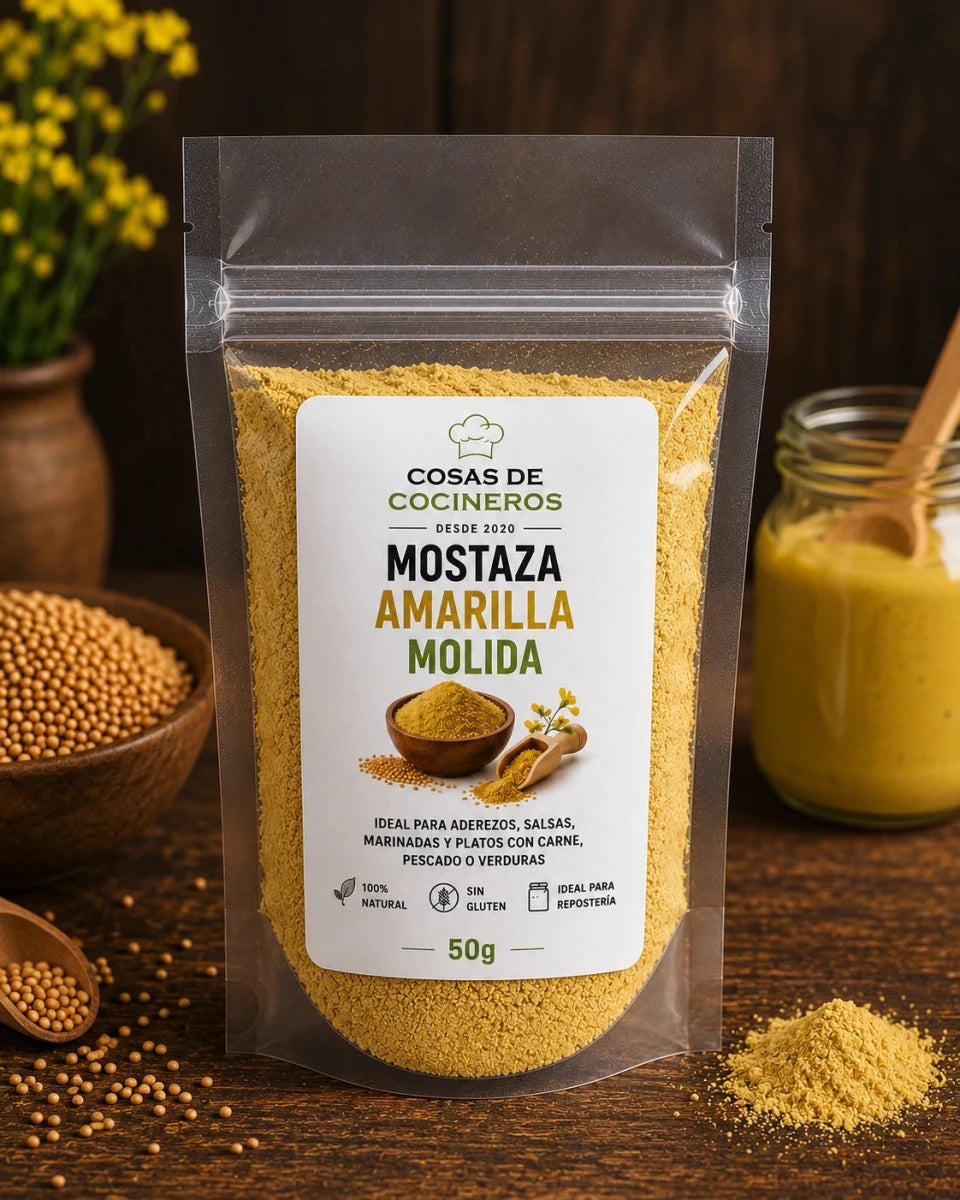Mostaza Amarilla Molida - CosasDeCocineros