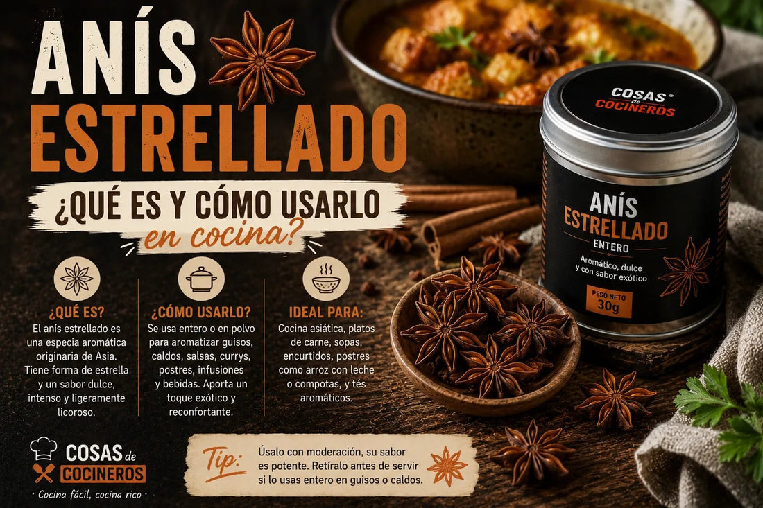 Anís Estrellado: Qué Es y Cómo Usarlo en la Cocina - CosasDeCocineros