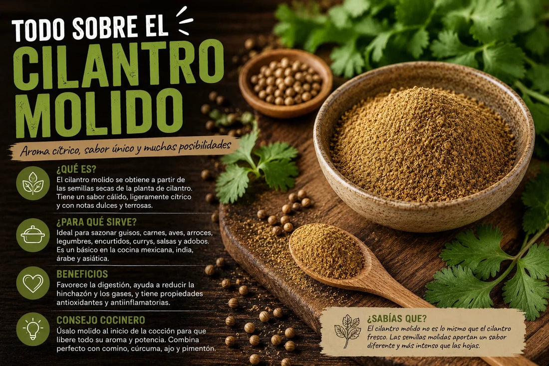 Cilantro Molido: Qué Es y Cómo Usarlo en la Cocina - CosasDeCocineros