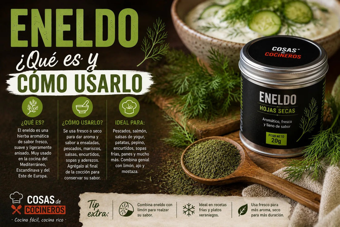 Eneldo: Qué Es, Sabor y Cómo Usarlo en la Cocina - CosasDeCocineros