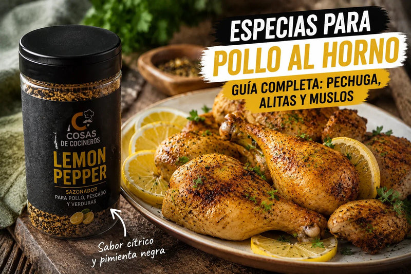Especias para Pollo al Horno: Guía Completa (Pechuga, Alitas y Muslos) - CosasDeCocineros