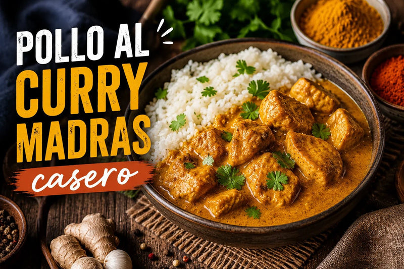 Pollo al curry Madras casero - CosasDeCocineros