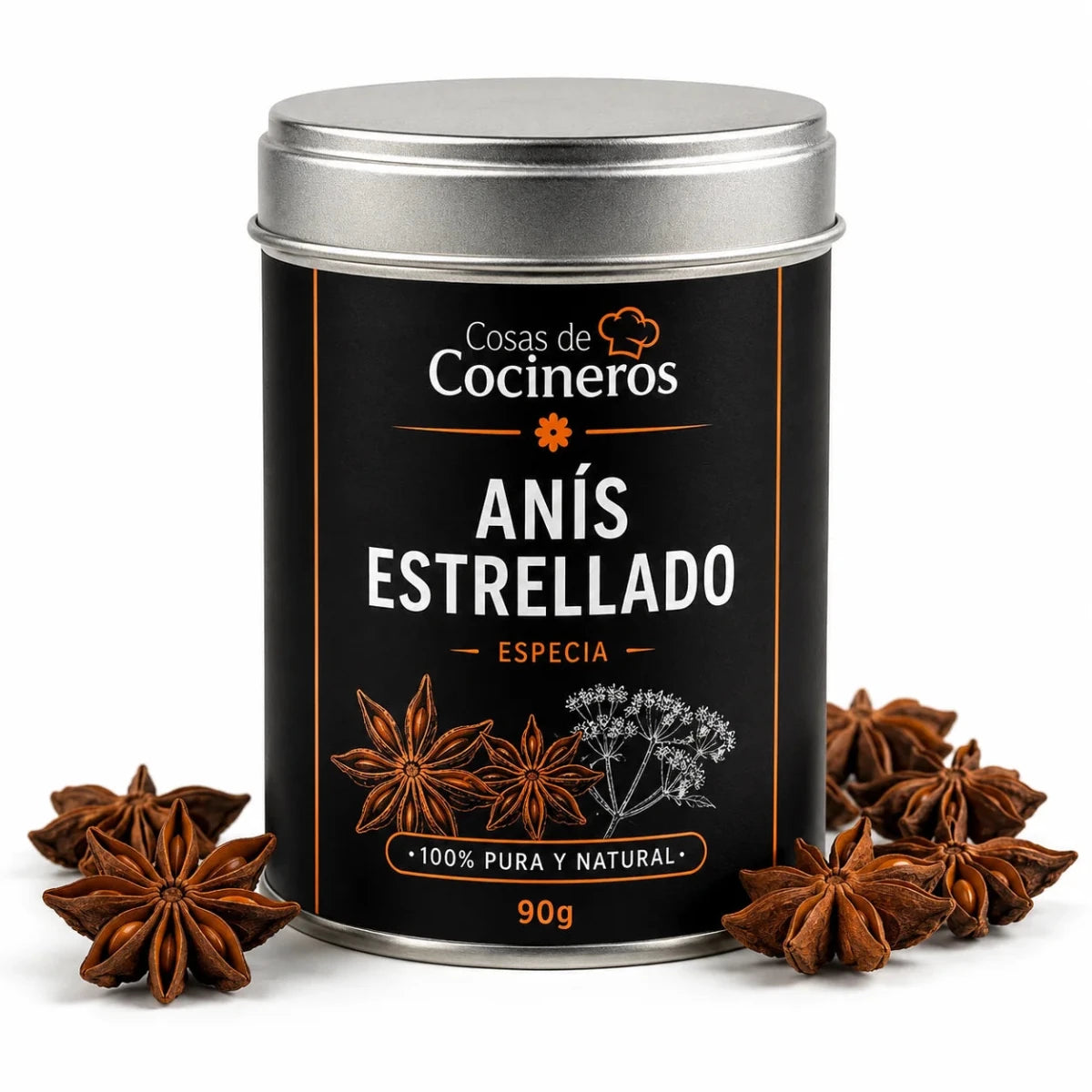 Anís Estrellado Entero 90 g - CosasDeCocineros