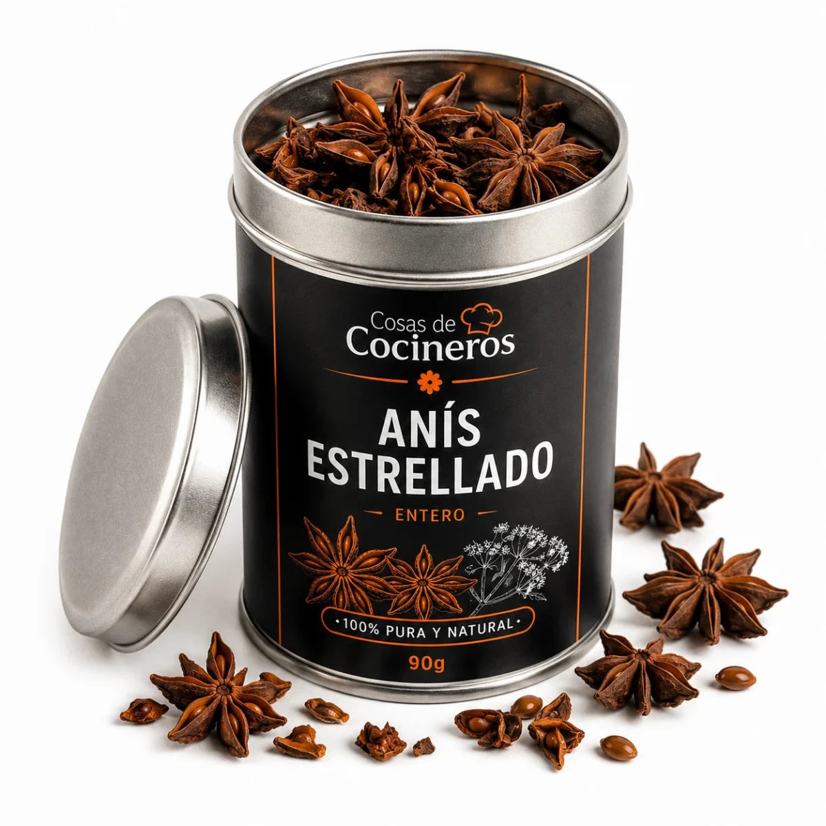 Anís Estrellado Entero 90 g - CosasDeCocineros