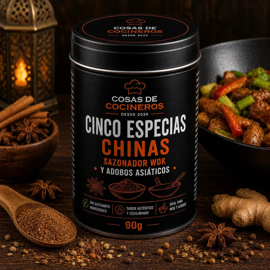 Cinco Especias Chinas 90g – Sazonador Wok y Adobos Asiáticos - CosasDeCocineros