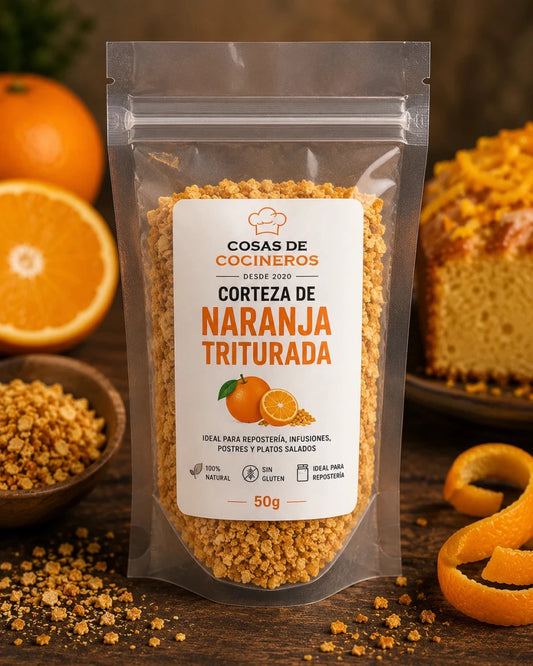 Corteza de Naranja Triturada - CosasDeCocineros