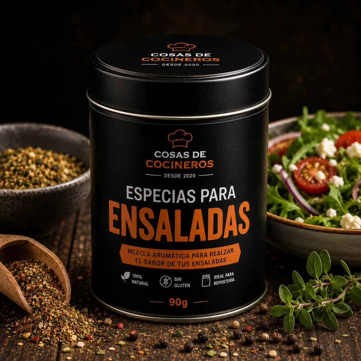 Especias para Ensaladas 90g - CosasDeCocineros