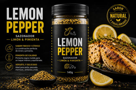 Lemon Pepper – Sazonador Limón & Pimienta