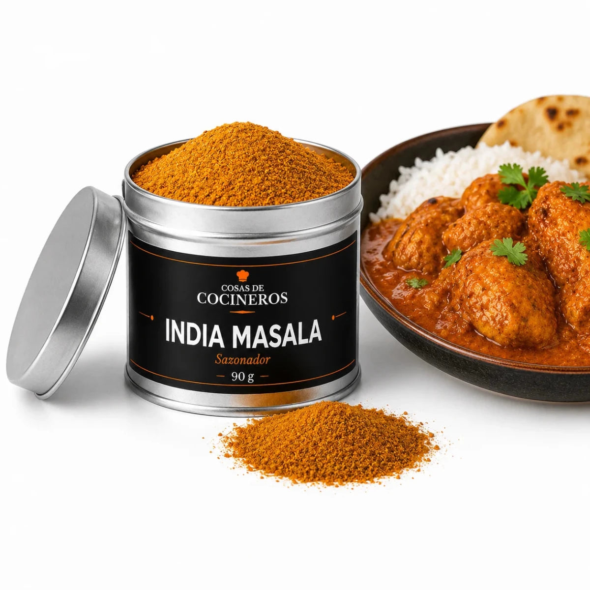 India Masala 90g – Sazonador Inspirado en la Cocina India - CosasDeCocineros