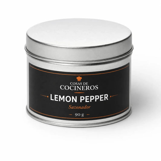 Lemon Pepper 90g – Sazonador Limón & Pimienta - CosasDeCocineros
