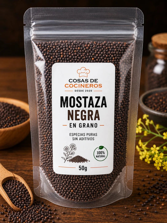 Mostaza Negra en Grano - CosasDeCocineros