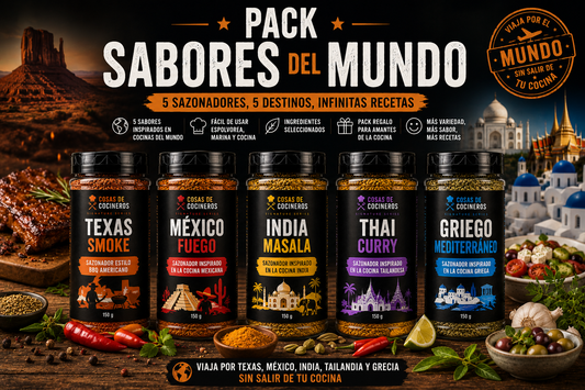 pack esencial sazonadores especias del mundo