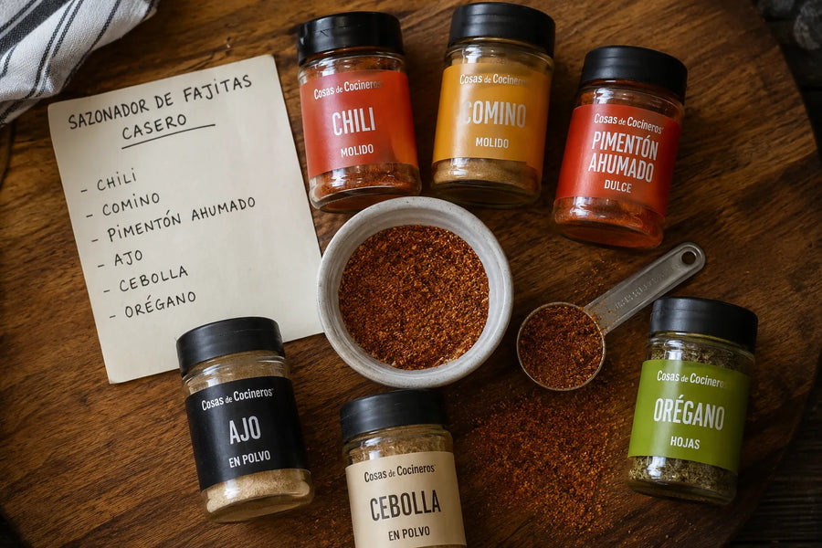 Sazonador de Fajitas Casero: La Mezcla Exacta (Sin Sobres del Súper)