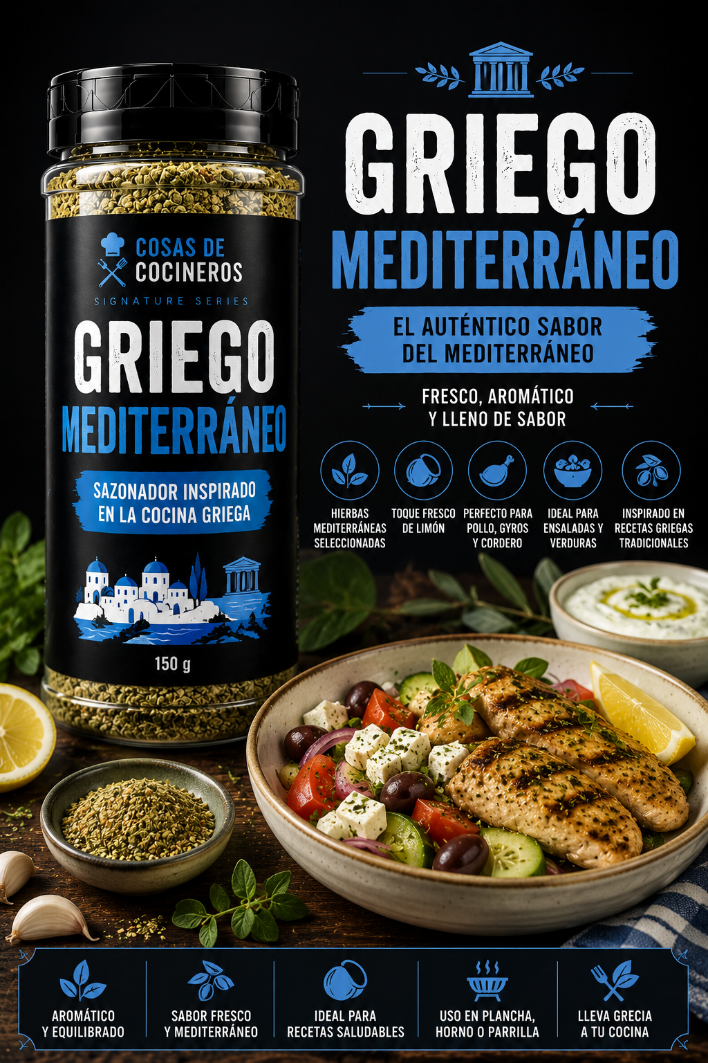 comprar sazonador especias griegas