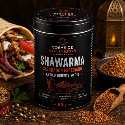 Shawarma 90g – Sazonador Especiado Estilo Oriente Medio - CosasDeCocineros